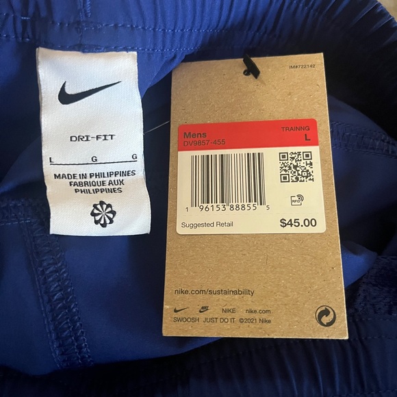 Men’s Nike Dri-Fit Shorts sz L - Picture 2 of 3